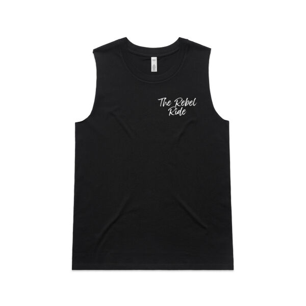 Rebel Ride Event Shirt - Womens Upside Tank Thumbnail